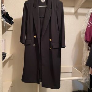 Calvin Klein Black Blazer with Gold Buttons